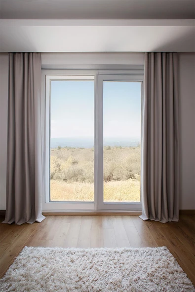 Lunet | 140x270 cm (2 Adet) Blackout Fon Perde - 8