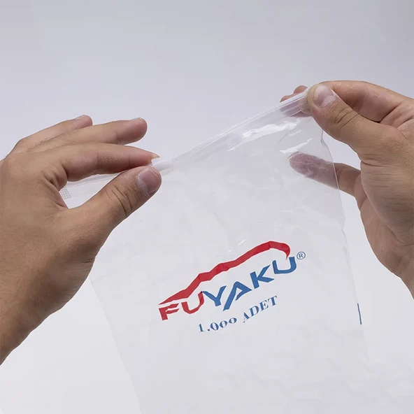 Fuyaku Kilitli İp Klips Beyaz 25 cm (1.000 Adet) - Resim 3