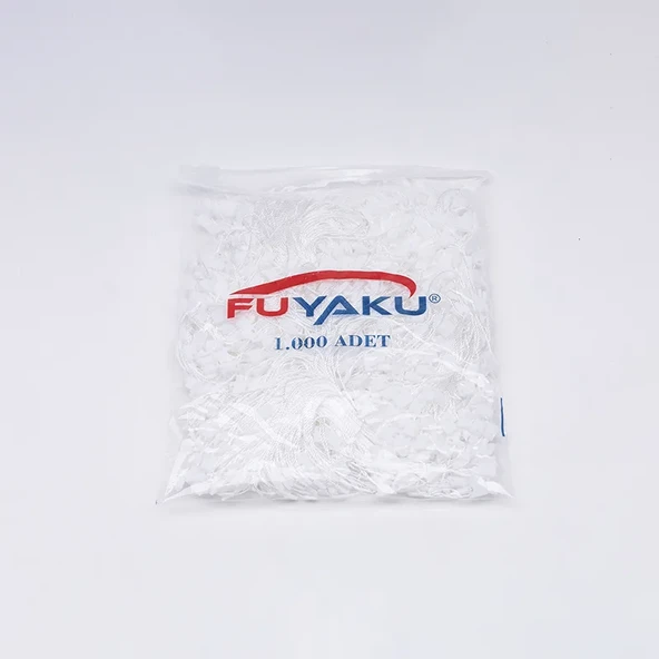 Fuyaku Kilitli İp Klips Beyaz 25 cm (1.000 Adet) - Resim 2