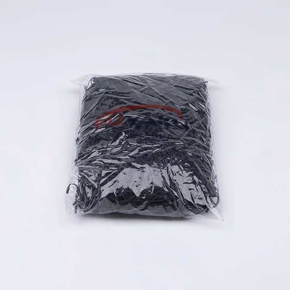 Fuyaku Kilitli İp Klips Mumlu Siyah 22 cm (1.000 Adet) - 2