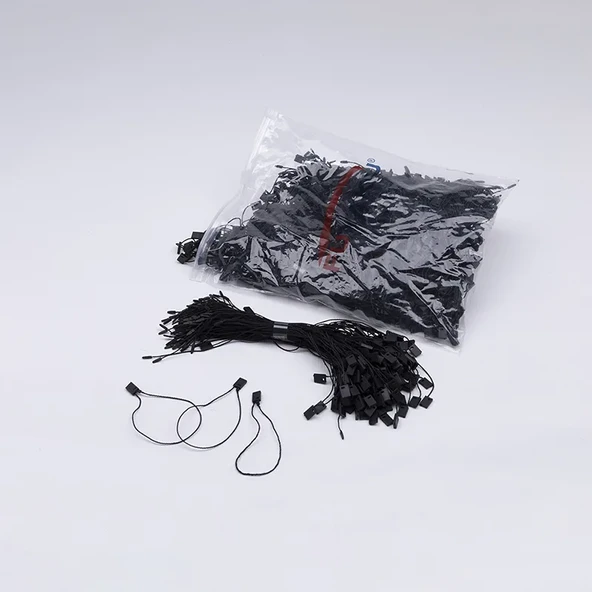 Fuyaku Kilitli İp Klips Siyah 18 cm (1.000 Adet) - 1