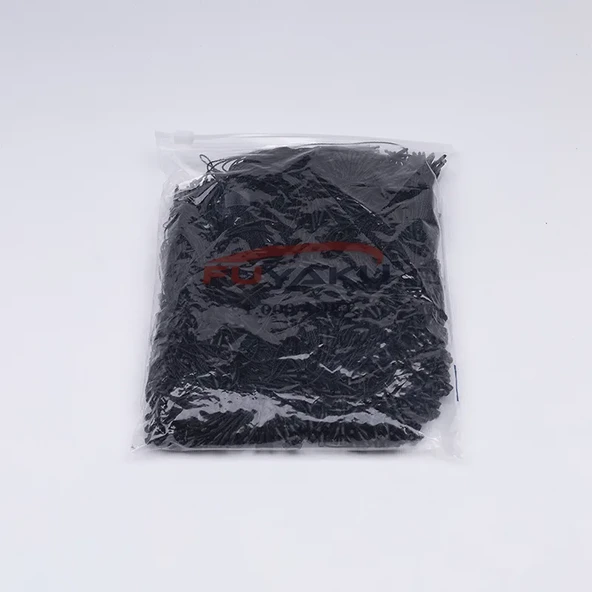 Fuyaku Füze Kilitli İp Klips Siyah 22.5 cm (1.000 Adet) - 2