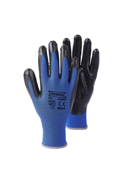 UNIVERSAL 8802 TECHNO NİTRİL KAPLI MONTAJ ELDİVENİ SİZE:9