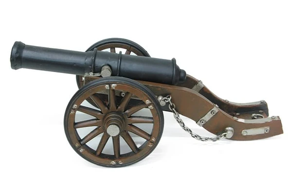 Dekoratif Metal Top Arabası Biblo - Resim 3