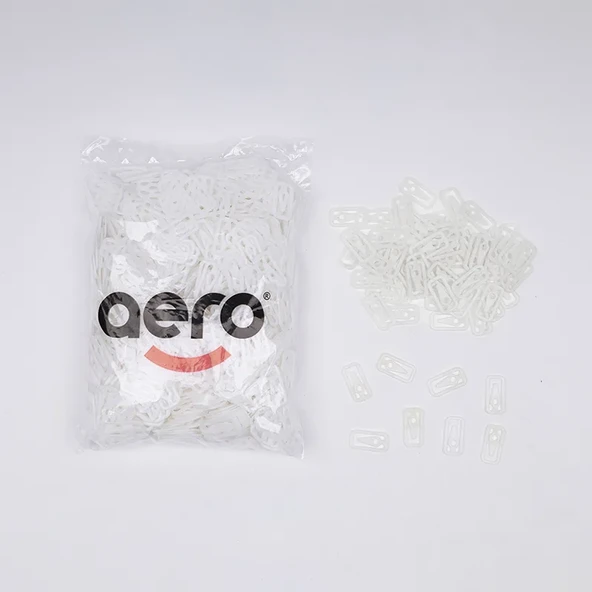 Aero Dilara Klips 34 mm Beyaz (1.000 Adet) - 1