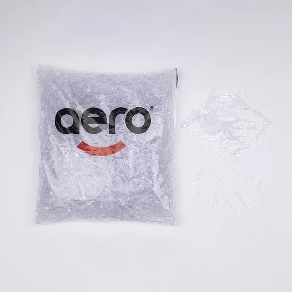Aero Gömlek Klipsi 38 mm Şeffaf (2.000 Adet)