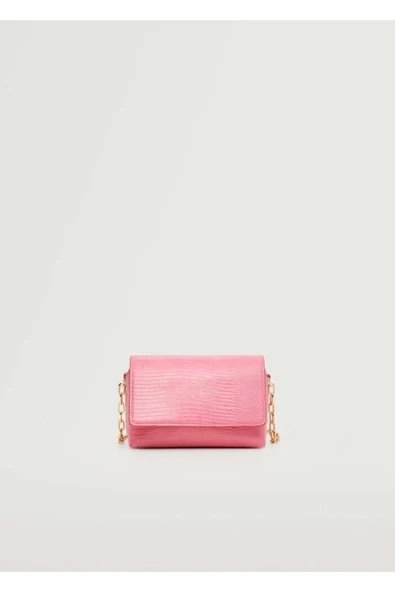 MANGO Kapaklı Zincir Çanta - Resim 3