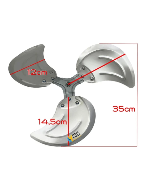 Cvs Uyumlu Dn 91027 Metal Vantilatör Pervanesi - Resim 2