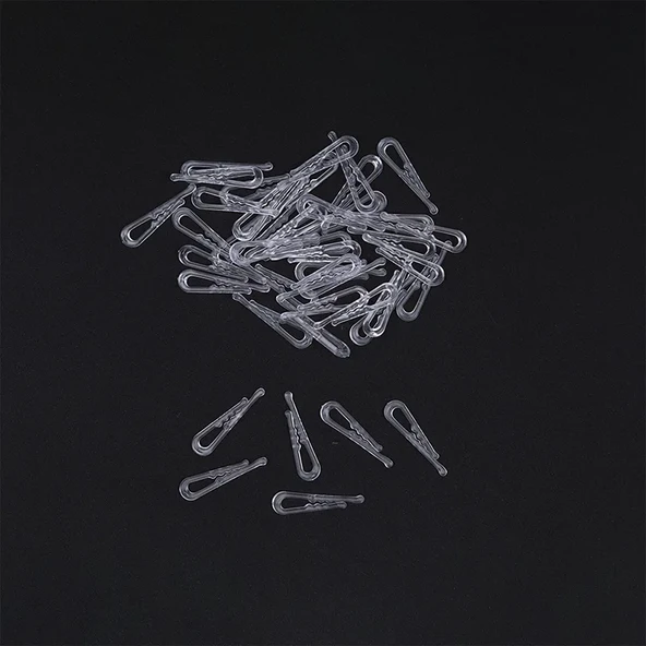 Aero Gömlek Klipsi 50 mm Şeffaf (1.000 Adet) - 2