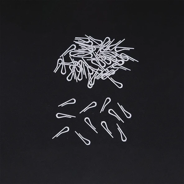 Aero Gömlek Klipsi 38 mm Beyaz (2.000 Adet) - 2