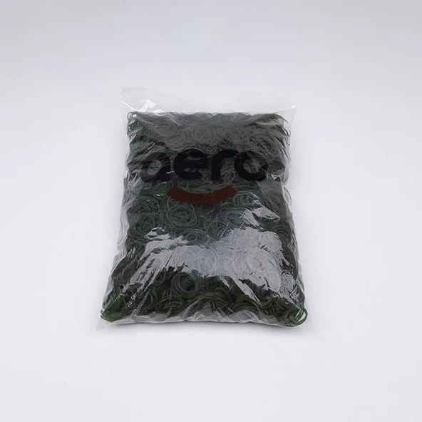 Aero 40 mm 1000 Gr Kauçuk Ambalaj Lastiği Renkli (Toka/Maydanoz) - Resim 3