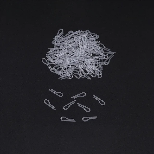 Aero Gömlek Klipsi 37 mm Şeffaf Tırtıksız (2.000 Adet) - 2