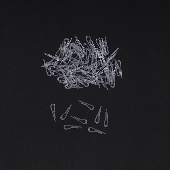 Aero Gömlek Klipsi 38 mm Şeffaf (2.000 Adet) - 2