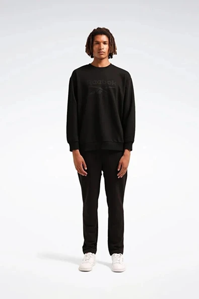 Reebok New Id Reg Crew 0 Yaka Erkek Sweat - Siyah - 4