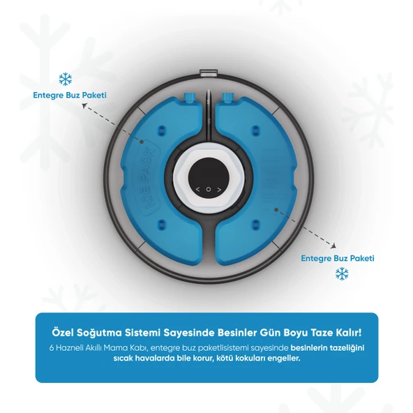 6 Hazneli Akıllı Mama Kabı - 4