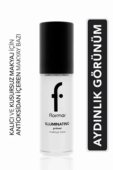 Flormar Antioksidan İçeren Aydınlatıcı Makyaj Bazı  Illuminating Primer Make Up Base   001 - 1