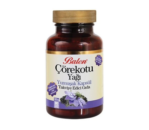 Balen 1 Adet Çörekotu Yağı(Soft Jell) Kapsül- 1 Adet Alıç Ekstraktı Kapsül - 2