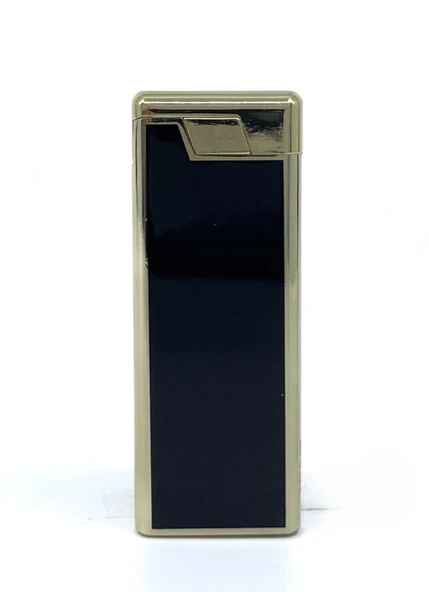 Metal Mum Alev Slim Çakmak Parlak Sarı Model -  4 ürün görseli 1