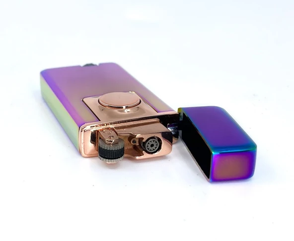 Çift Yanma Fonksiyonlu Metal Çakmak Şık Tasarım - Spektrum - Resim 4