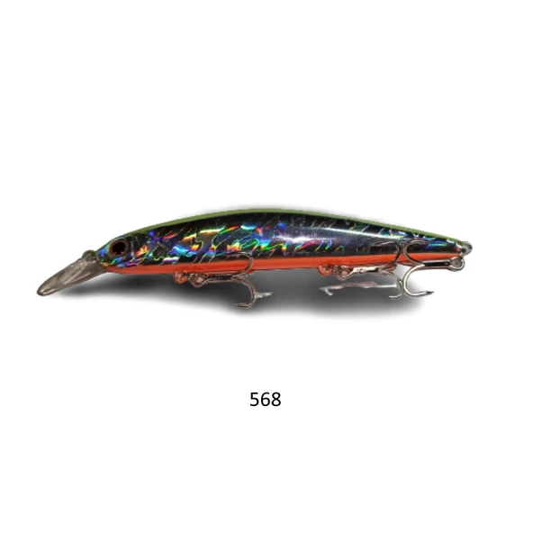 Fullfish Eagle 110mm 20gr lüfer için spin sahtesi - Resim 7