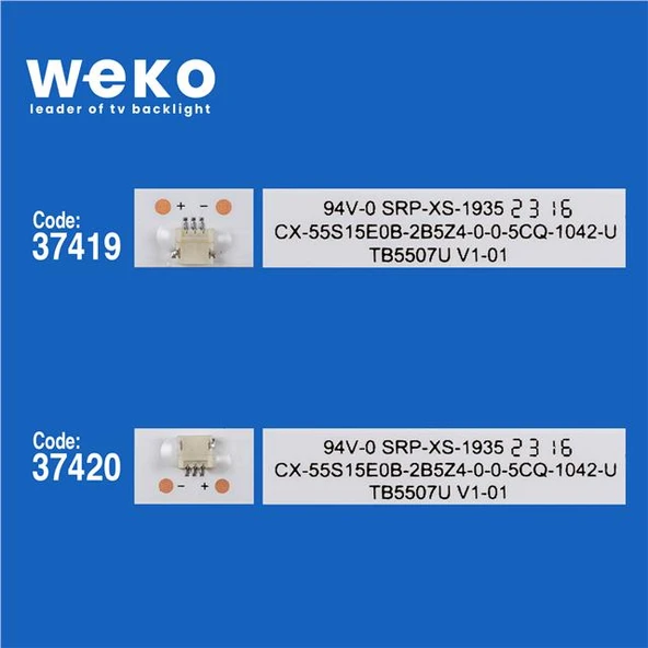 Panasonic TX-55CX750 55'' 20 Adet Tv Led Bar ( Tvnizin içindeki led barla aynısı olduğunu görmeden almayınız. Led bar ürünlerinde paket açıldığında iade kabul edilmemektedir. ) - Resim 2