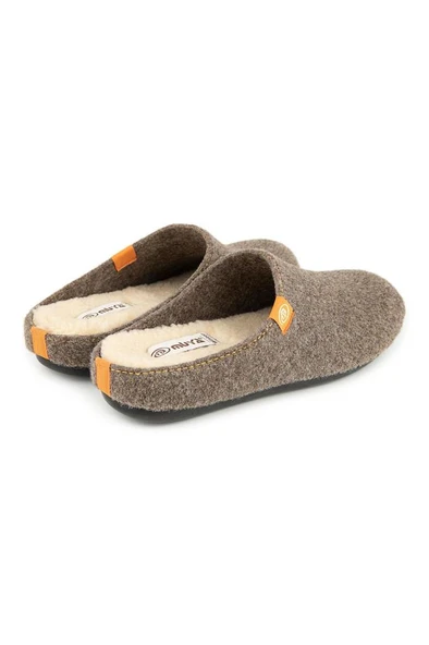 Muya İontas 36900-004 Kadın Kışlık Ev Terliği Kahve 36-40 - Resim 4