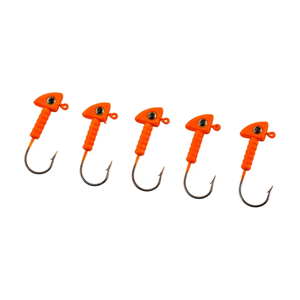 Jighead - Zoka - Kurşunlu Olta İğnesi - (XH-A 06) - Turuncu - 6 gr - Resim 3