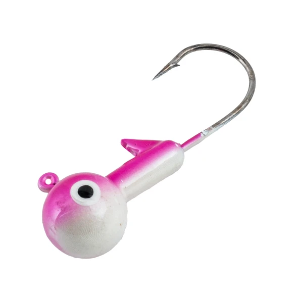 Jighead - Zoka - Kurşunlu Olta İğnesi - (XH-A 02) - Pembe Beyaz - 21 Gr - 5 Adet - Resim 2
