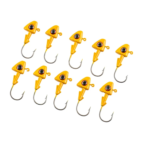 Jighead - Zoka - Kurşunlu Olta İğnesi - (XH-A 07) - Sarı - 8 Gr - 10 Adet ürün görseli 1