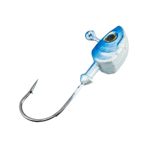 Jighead - Zoka - Kurşunlu Olta İğnesi - (XH-A 11) - Mavi Beyaz - 8 gr - 2