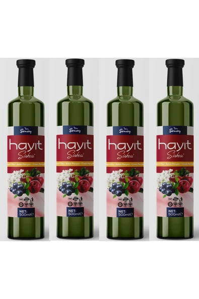Şenay Hayıt Sirkesi 500 ml Aslan Pençesi Civan Perçemi Elma Ve Alıç Sirkesi Içeren Kdn - 2
