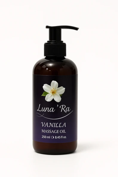 Lunara Masaj Yağı Yoğun Etkili Aromaterapi Vücut Masaj Spa Yağı Vanilyalı 250 ML - 2