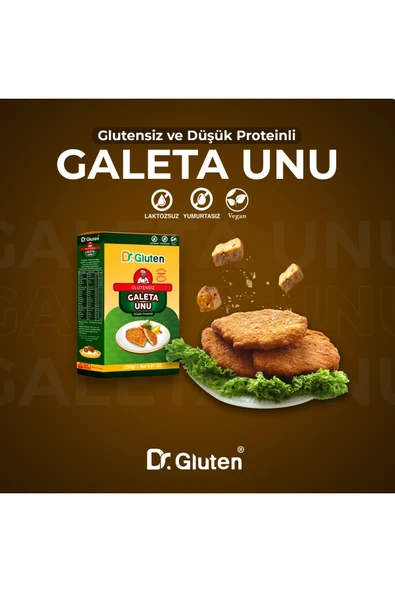 Dr.Gluten Glutensiz Galeta Unu 250 gr Bread Crumbs 2 ADET - 3