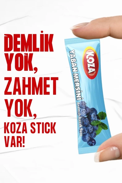 Koza Tek İçimlik Yaban Mersini Aro. İçecek Tozu (50 Stick) - Resim 5