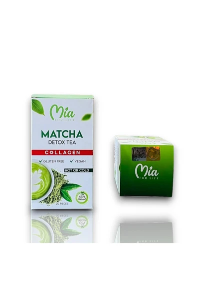 Mia For Life Matcha Detoks Tea Collagen 20 Pieces - 2