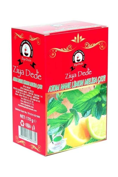 Ziya 2 Adet Dede Atom Nane Limon Melisa Çayı - 1