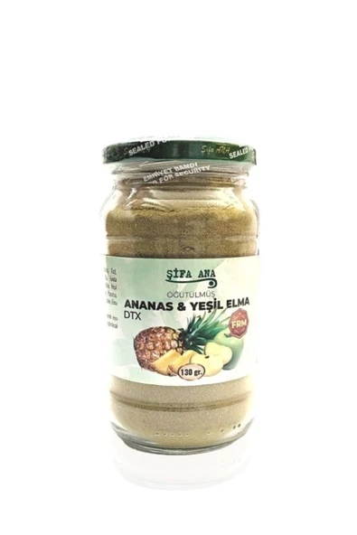 Aleyna Bitkisel Elmalı Detox Form Ananas & Yeşil Elma 130 gr ürün görseli 1