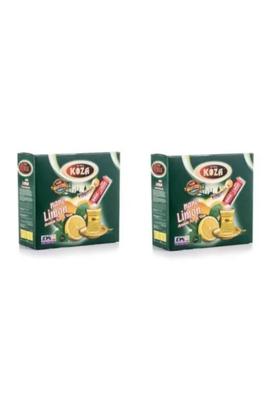 Koza Nane Limon Aromalı Tek Içimlik 50 Adet X 2 Paket - 1