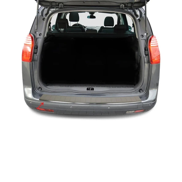 VW Touareg Arka Tampon Eşiği - Krom | 2018 ve Sonrası - 4