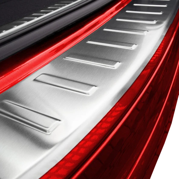 Skoda Roomster Arka Tampon Eşiği - Krom | 2006-2015 Arası - 3