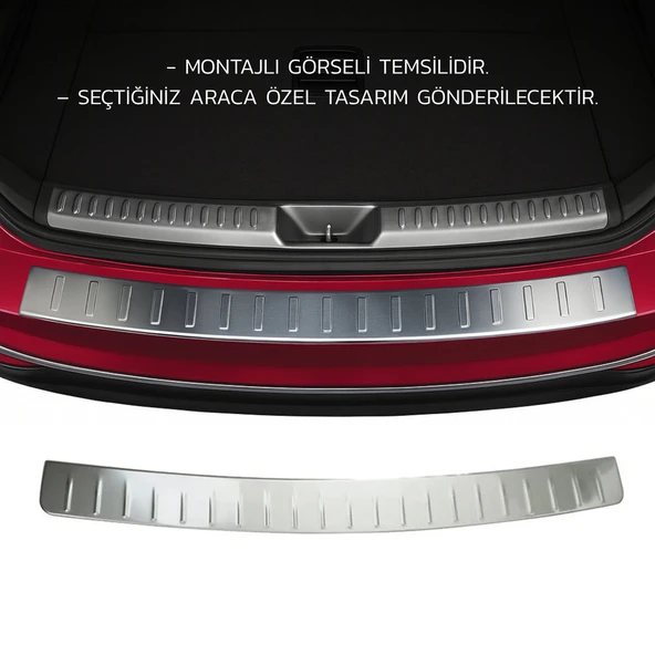 Ford Mondeo Arka Tampon Eşiği - Krom Taşlı | 2014 ve Sonrası, SW