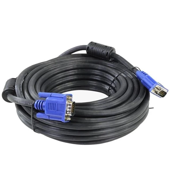 Hytech HT-VGA15 15 Pin Erkek/Erkek 15 Metre Vga Görüntü Aktarma Kablosu - 3