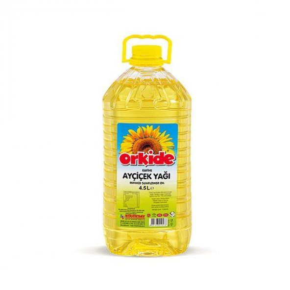 Orkide Ayçiçek Yaği Pet Şişe 4,5 Lt
