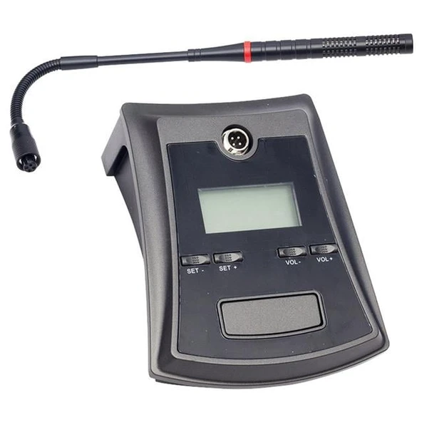 Gold Audio GX-751 UHF Ekranlı Wireless Kablosuz Kürsü Mikrofonu - Resim 2