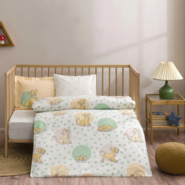 Taç Lisanslı Disney Lion King Baby Pamuk Bebek Nevresim Takımı ürün görseli