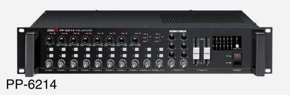 İnter-M PP6214 10 Giriş 2 Çıkış Anons Mikser Preamfi - 2