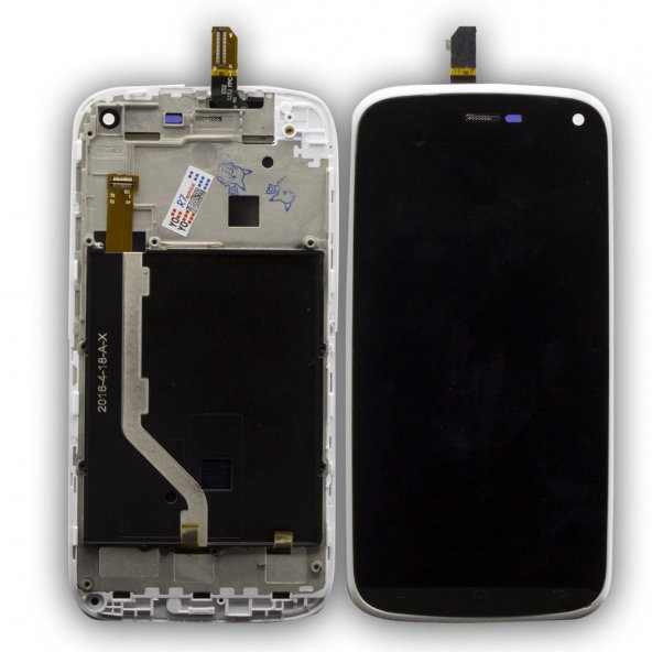 General Mobile Discovery LCD Ekran Dokunmatik Çıtalı - Beyaz