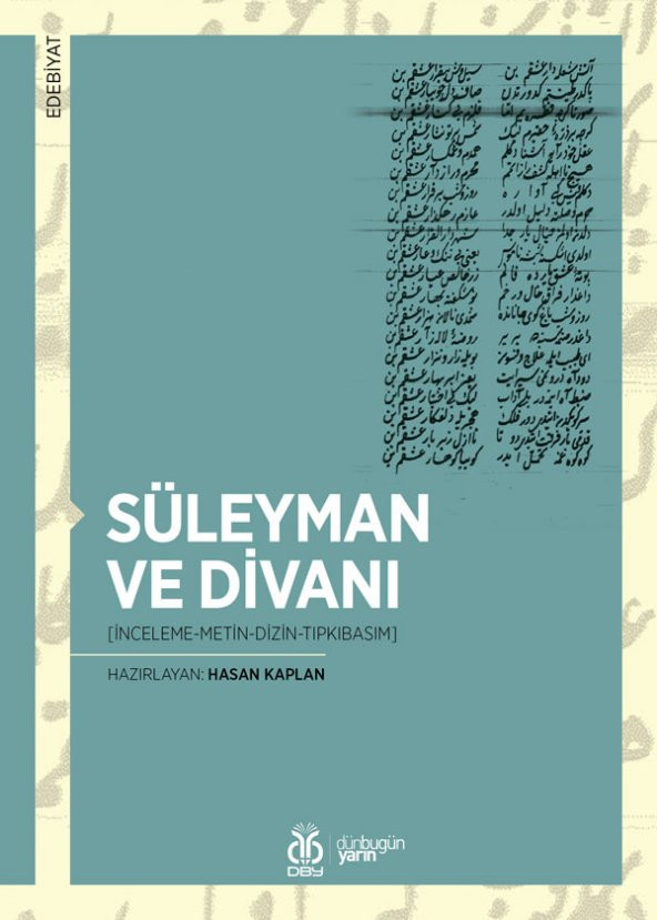 Süleyman ve Divanı/DBY Yayınları/Hasan Kaplan
