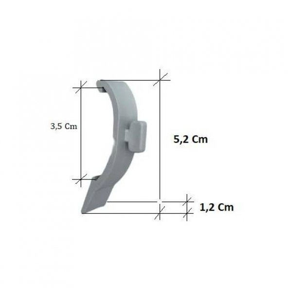 Korniş Stor Perde Zebra Montaj Aparatı Dar Kasa 3,5 Cm 10 Adet - 2