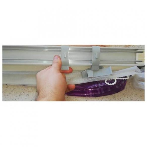Korniş Stor Perde Zebra Montaj Aparatı Dar Kasa 3,5 Cm 10 Adet - 3